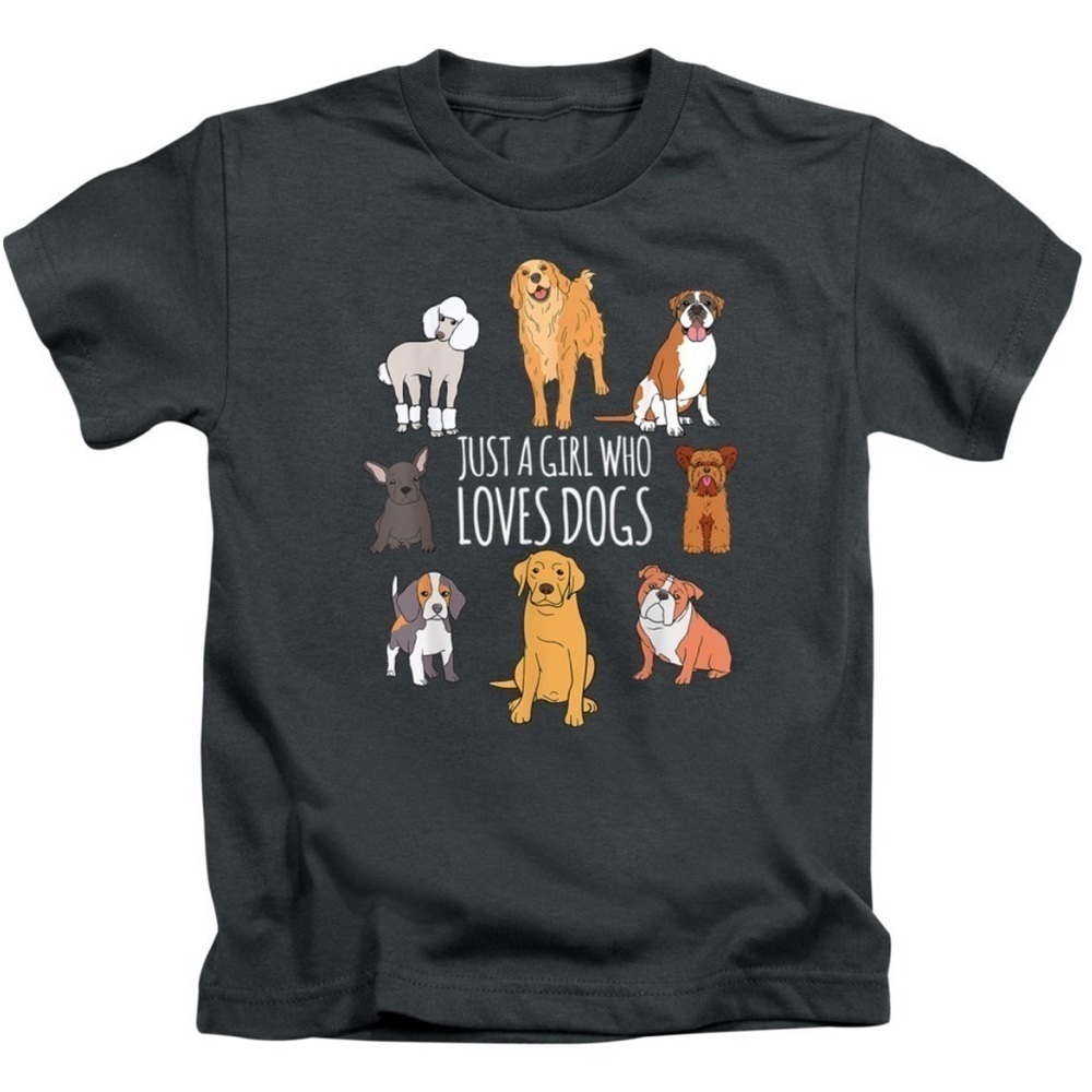 Delta girls “Just A Girl Who Loves Dogs” T-shirt size medium